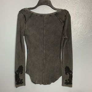Free People Masquerade Curt Thermal Top